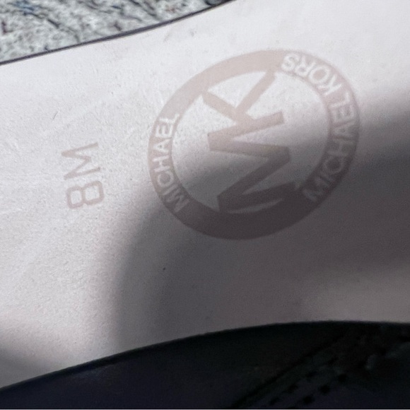 New MICHAEL Michael Kors Brown Leather Ankle Boot 8M Open Toe - Picture 9 of 14